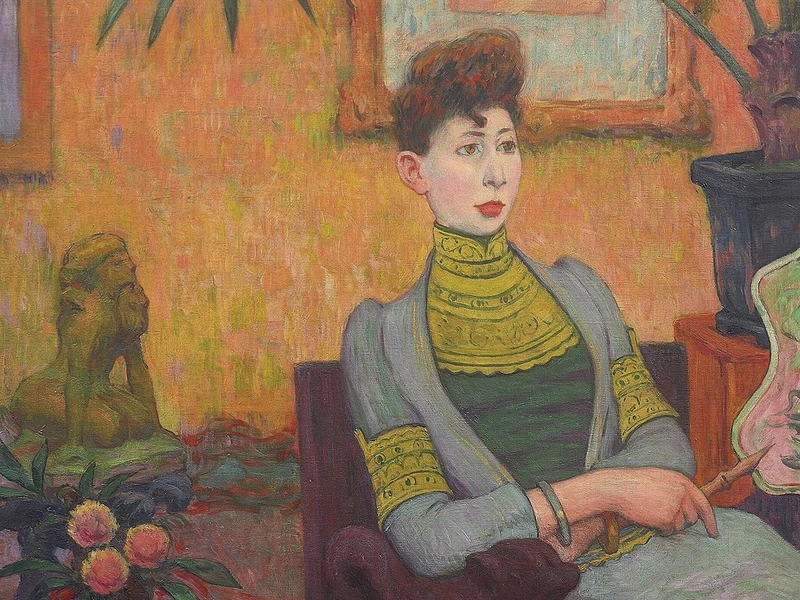1851-Claude-Émile Schuffenecker - Ritratto di Madame Champsaur